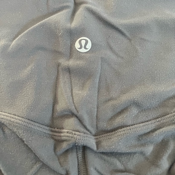 lululemon women’s athletica high rise 3/4 Leggings grey size 6 25” Above-Ankle - Picture 3 of 4